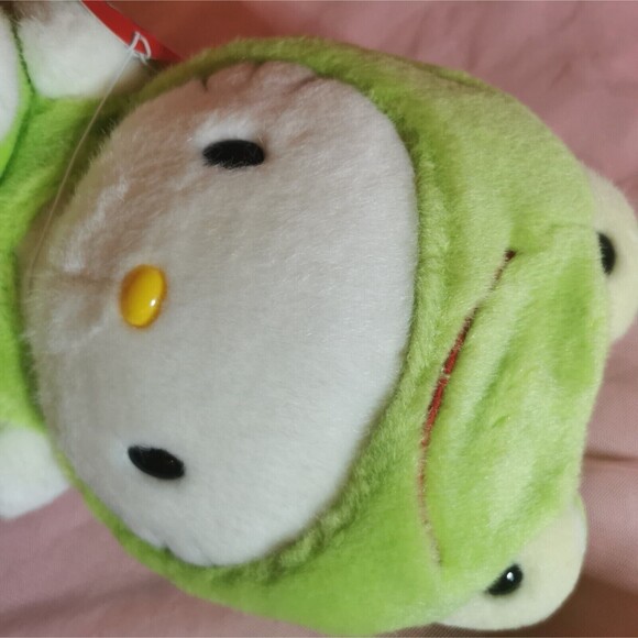 Hello Kitty Frog Plush Kigurumi Rare Vintage Sanrio Toy Rare Collectible 1990s - Picture 13 of 16